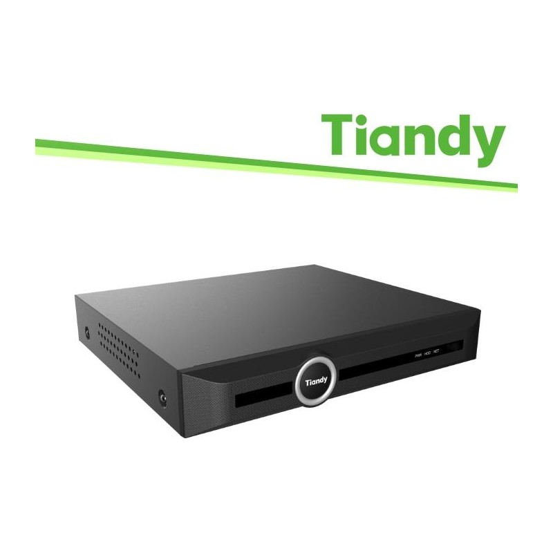 Tiandy NVR 10 Canali 80/80Mbps, registr. fino a 8MP 4K, 1HDD - TC-R3110