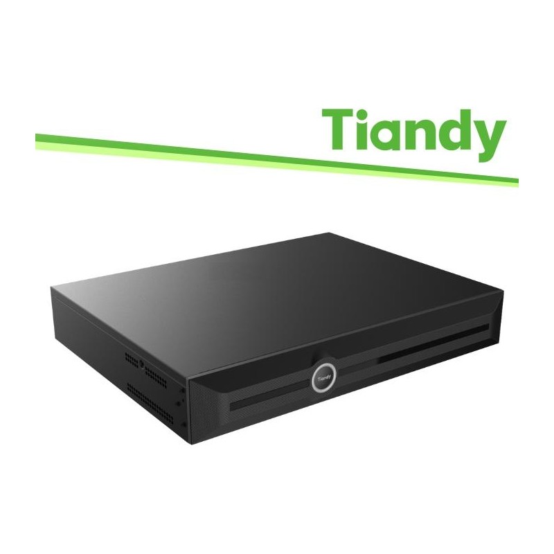 Tiandy NVR 40 Canali 80/80Mbps, registr. 8MP/4K, 2 porte LAN, 2HDD - TC-R3240