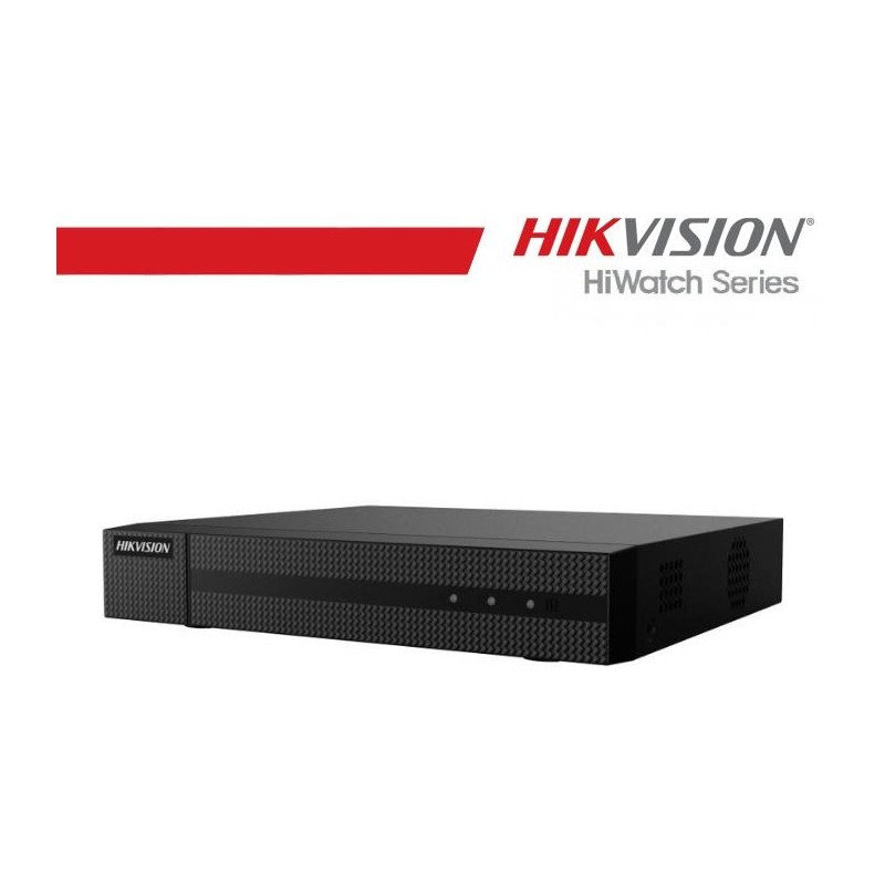 Hikvision-HiWatch NVR 4 canali 4 porte PoE 4K, 40/80Mbps - HWN-4104MH-4P(AI)