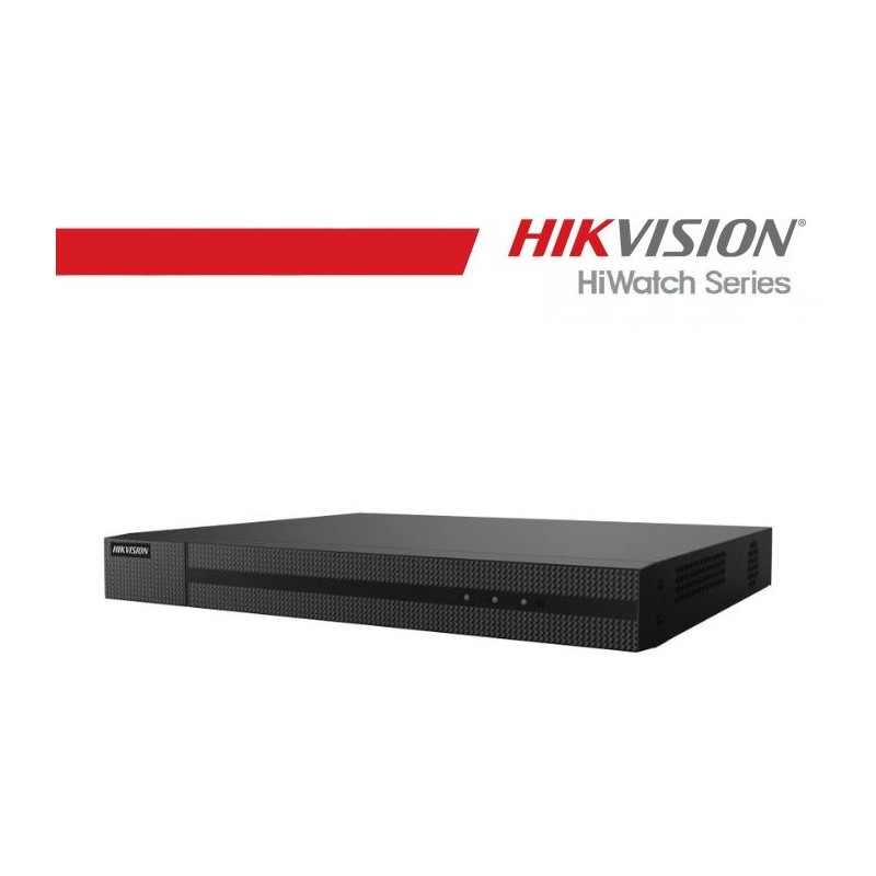 Hikvision-HiWatch XVR 16 canali 4MP + 2 canali IP 6MP, 2HDD - HWD-6216MH-G4(AI)