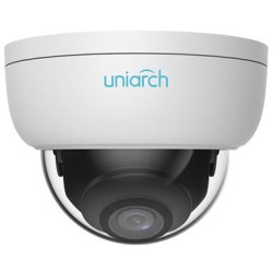 2MP Uniarch Minidome IPCamera, Ottica 2.8mm Ultra265, Ik10