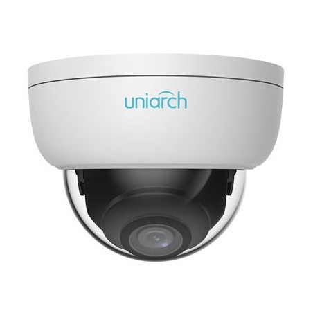 2MP Uniarch Minidome IPCamera, Ottica 4.0mm Ultra265, Ik10