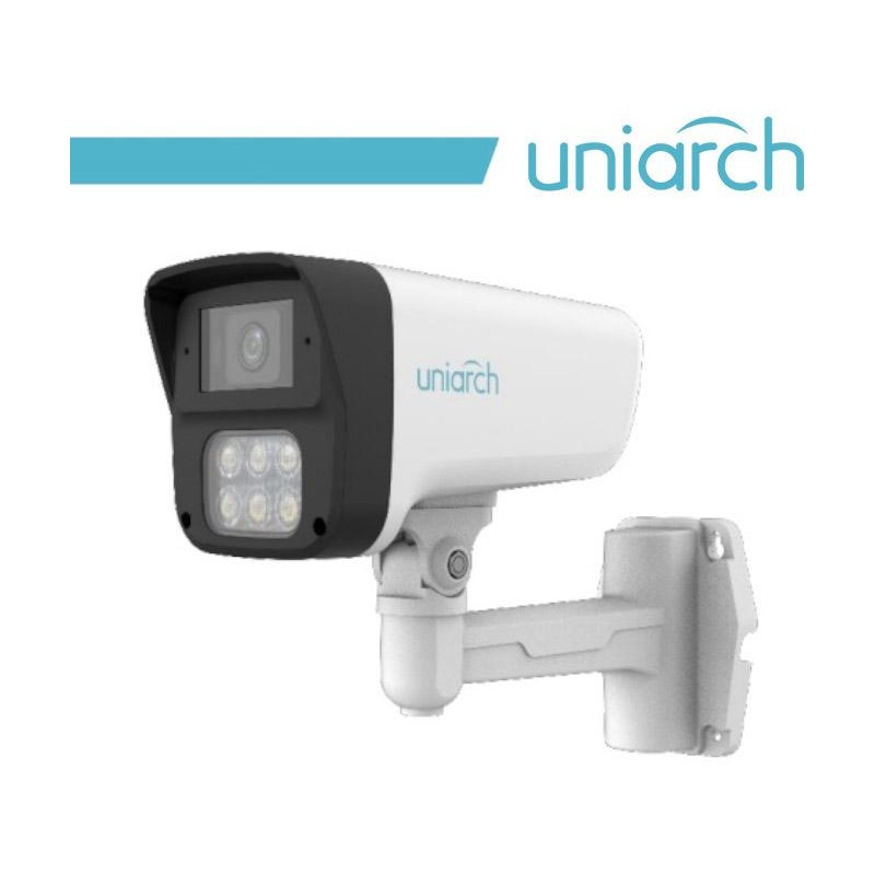 3MP Uniarch Bullet IPCamera,Ottica 4.0mm, Dual Light