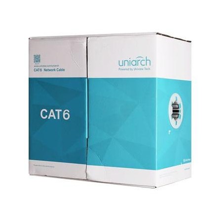 Cavo ethernet CAT6 UTP PVC 8 poli,CCA Rame Allumin.100metri