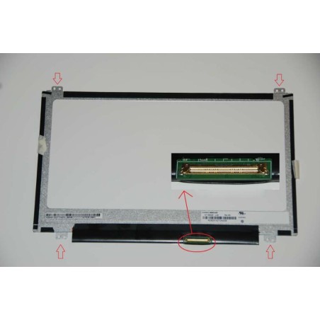 Display B116XTN04.0 Top/Bottom led 11.6 - 40 pin