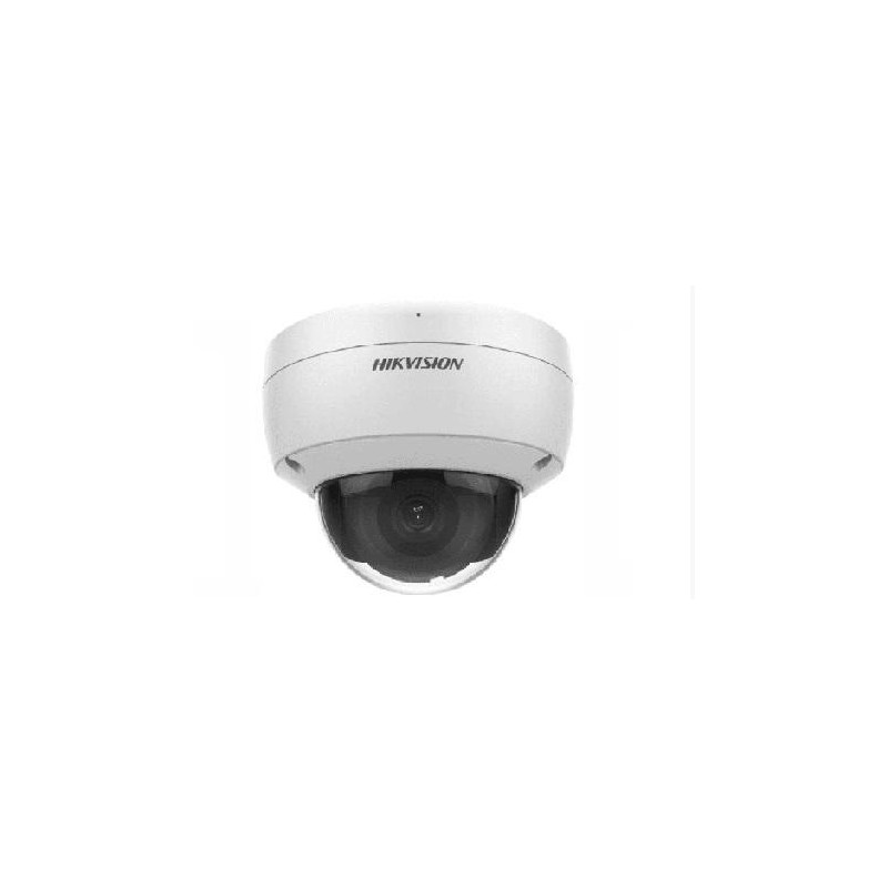 DOME IP Hikvision 4MP, Ottica Fissa 2.8mm PoE,  ACUSENSE