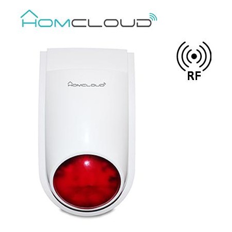 Sirena luminosa Homcloud Outdoor a radio frequenza