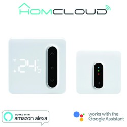 Cronotermostato digitale Smart Homcloud Wi-Fi + ricevitor RF