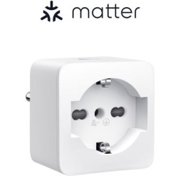 Presa Smart Wi-Fi TP15 con monitorag.consumi-Certific.MATTER