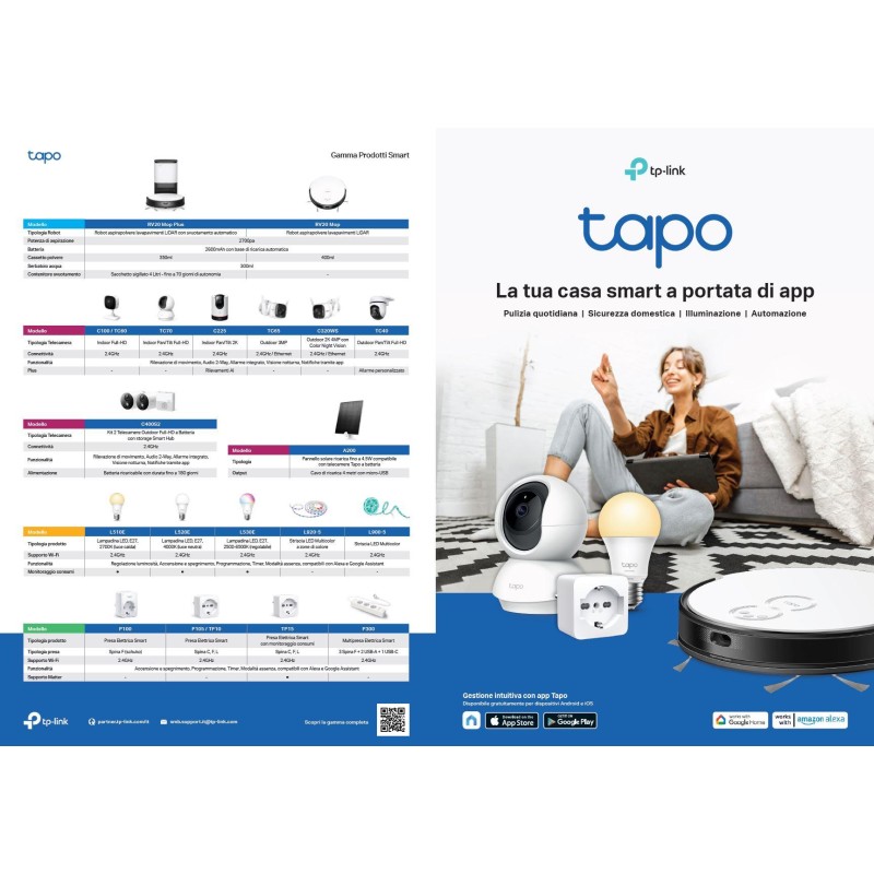 Volantino Gamma Tapo TP-LINK