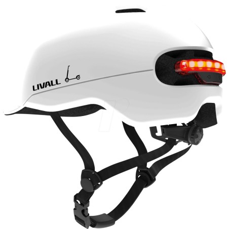 Casco bici e monopattino Smart Livall C20 Bianco - Taglia L