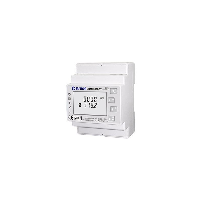 METER Contatore di energia trifase SDM630 V2  100A 230V Certificato MID