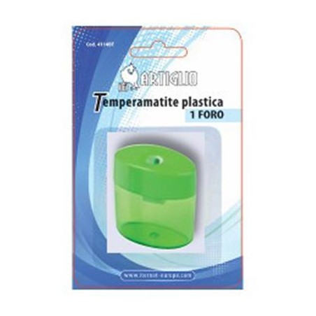 Temperamatite ARTIGLIO 1 foro in plastica con serbatoio